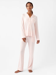 Pantalon de pyjama femme — maille extensible Bamboo - grande taille
