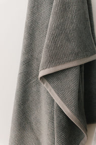 Serviette de bain — côtelé éponge