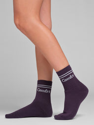 Chaussettes — rayure Trim Ankle