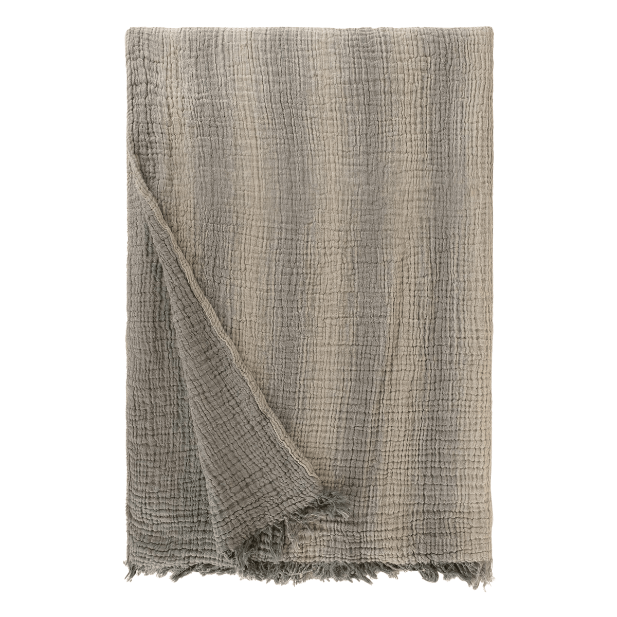 Couverture — Tina rayé Four Layered froissé Muslin — The Loomia