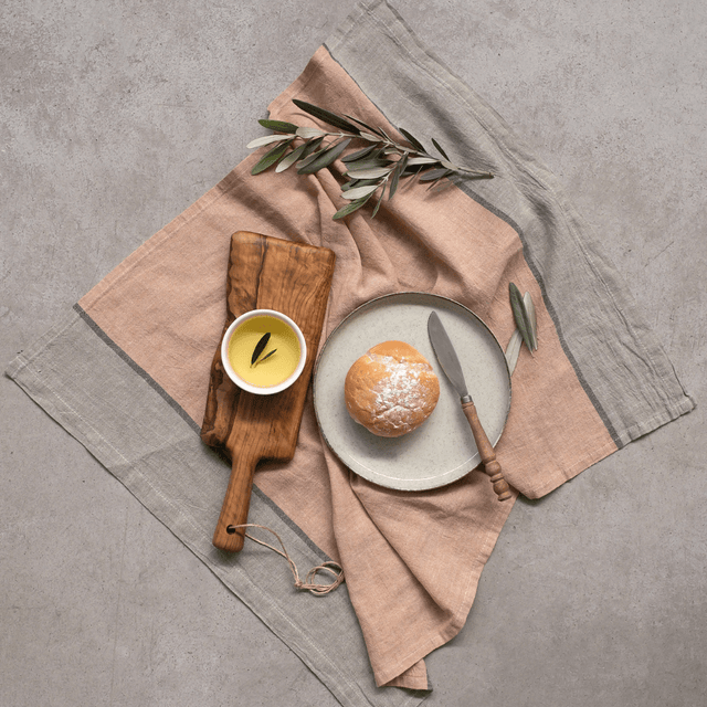 Torchon et serviette de cuisine — Lalos lin et coton