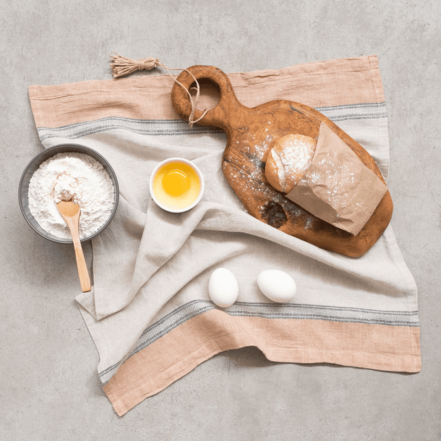 Torchon et serviette de cuisine — Razis lin et coton