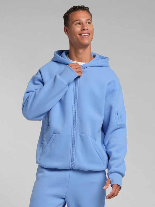 Sweat à capuche — Explorer voyage zippé – Mega