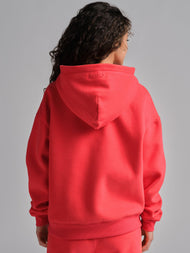 Sweat à capuche — Basic court zippé