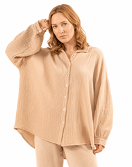 Haut — coton Button-Down