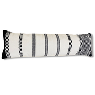 Coussin décoratif — Katrin noir et Ivory lombaire
