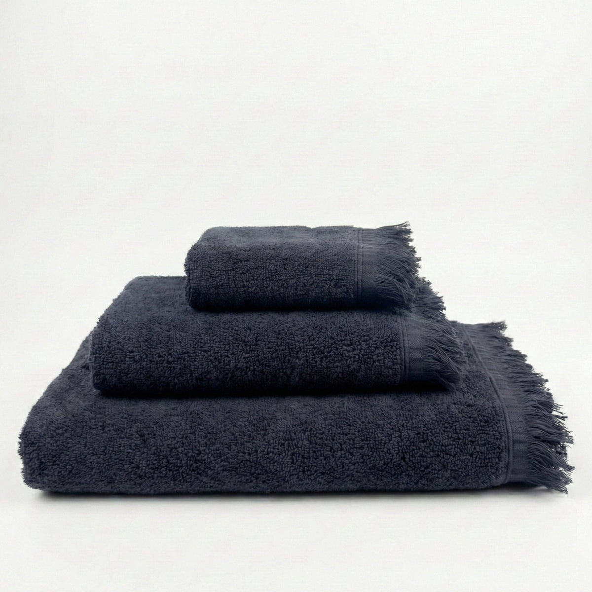 Carrés de toilette — Natalie Luxury in noir — The Loomia