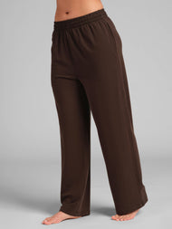Pantalon — Luxe éponge léger coupe droite