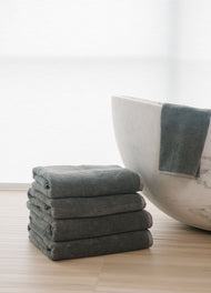 Serviette de bain — côtelé éponge