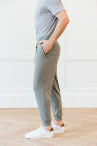 Pantalon de jogging homme — brossé Bamboo grande taille