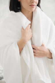 Serviette de bain — côtelé éponge