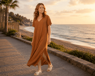 Tunique de plage — V col Loose