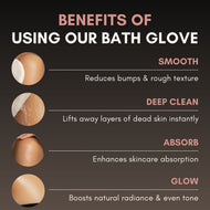 Gant exfoliant — Exfoliating bain Glove