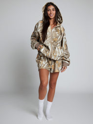 Sweat à capuche — Camo zippé – Mega