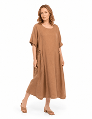 Robe — Shirred Pocket lin Loose