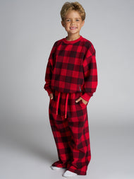 Pantalon de jogging enfant — gaufré