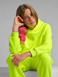 Sweat à capuche enfant — Neon Minimalist