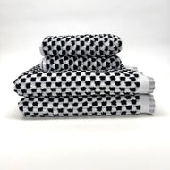 Carrés de toilette — Ruth Dots turc avec Finished Edge