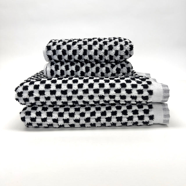 Carrés de toilette — Ruth Dots turc avec Finished Edge