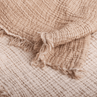 Couvre-lit — Joy | Four Layered froissé Muslin
