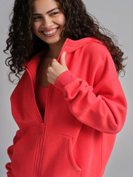 Sweat à capuche — Basic court zippé