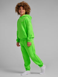 Sweat à capuche enfant — Neon Minimalist
