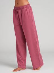 Pantalon — Luxe éponge léger coupe droite