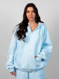Sweat à capuche — Pastel zippé – Mega