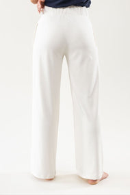 Pantalon femme — brossé Bamboo coupe large Pull-On