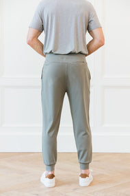 Pantalon de jogging homme — brossé Bamboo grande taille