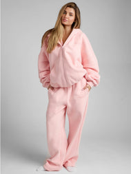 Sweat à capuche — Pastel zippé – Mega