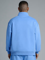 Sweat — Basic col zippé col montant
