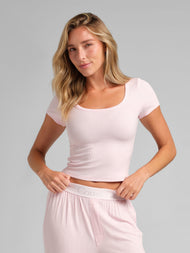 T-shirt — Slinky côtelé Baby