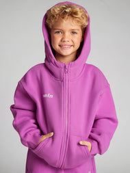 Sweat à capuche enfant — Édition VIP Cloud zippé