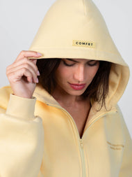 Sweat à capuche — Pastel zippé – Mega