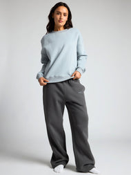 Sweat à capuche — Basic court col rond