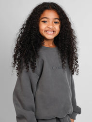 Sweat enfant — Signature col rond