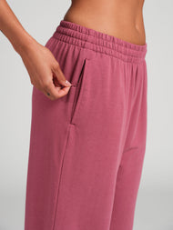 Pantalon — Luxe éponge léger coupe droite
