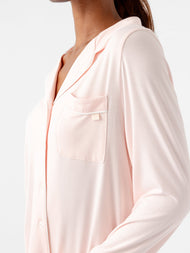 Pyjama femme — maille extensible Bamboo manches longues - grande taille