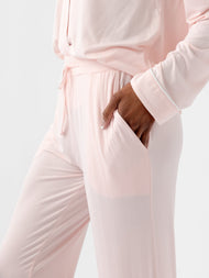 Pyjama femme — maille extensible Bamboo manches longues - grande taille