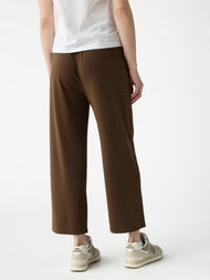 Pantalon femme — Studio court coupe large
