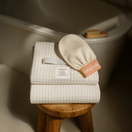 Serviette pour cheveux — Glowing Duo of et Exfoliating bain Glove
