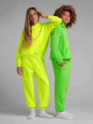 Sweat à capuche enfant — Neon Minimalist