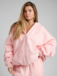 Sweat à capuche — Pastel zippé – Mega