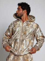 Sweat à capuche — Camo zippé – Mega