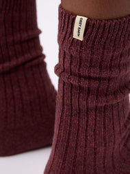 Chaussettes femme — Plush détente Calf lot de 3
