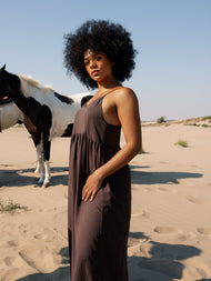 Robe femme — Sunset froncé