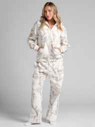 Sweat à capuche — Camo court zippé