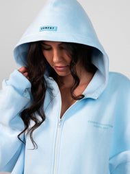 Sweat à capuche — Pastel zippé – Mega