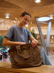 Sac cabas — ciré toile cabas